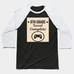 6th Grade Level Complete Baseball T-Shirt
